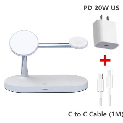 Magnetic 3-in-1 Wireless Charging Stand