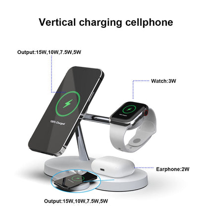 Magnetic 3-in-1 Wireless Charging Stand