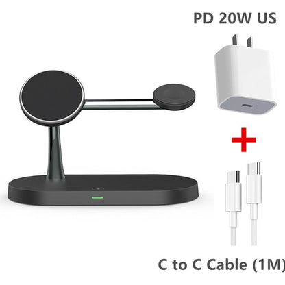 Magnetic 3-in-1 Wireless Charging Stand